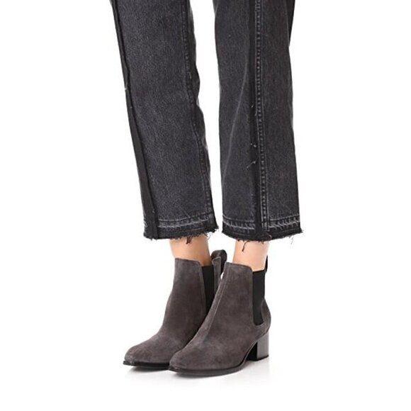 Rag & Bone Walker Chelsea Ankle Boot - Asphalt Grey Suede Leather - Picture 1 of 13